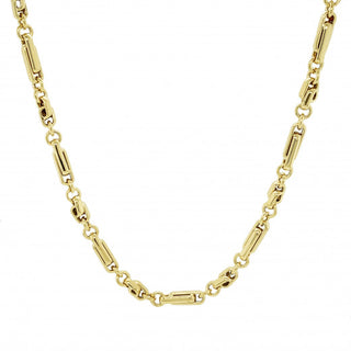 9ct Yellow Gold Long & Short Knot Necklace