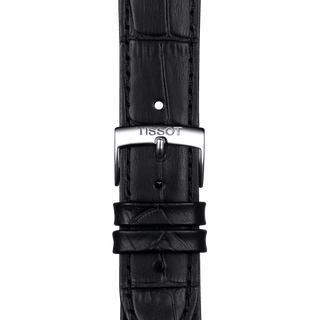 Tissot PR 100 Black Leather Strap Gents Watch