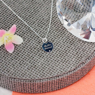 Sterling Silver My First Diamond Necklace