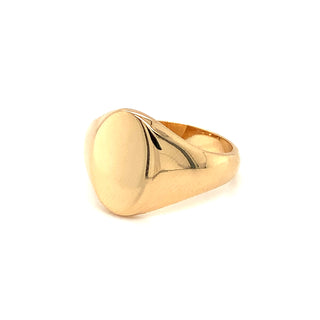 Yellow Gold Polished Signet Ring