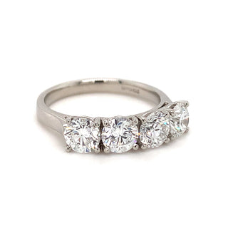 Laura - Platinum 2.05ct Laboratory Grown Four Stone Diamond Ring