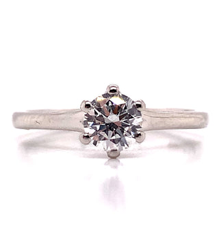 Jessie - Platinum 6 Claw .50ct Solitaire Earth Grown Diamond Ring