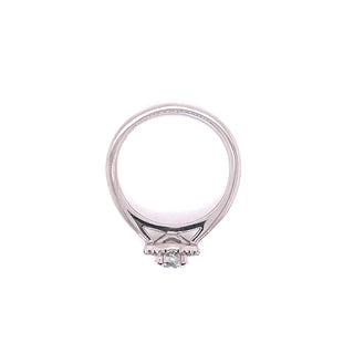 Avery - Platinum .74ct Round Halo Earth Grown Diamond Ring