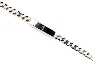 Sterling Silver Gents ID Bracelet