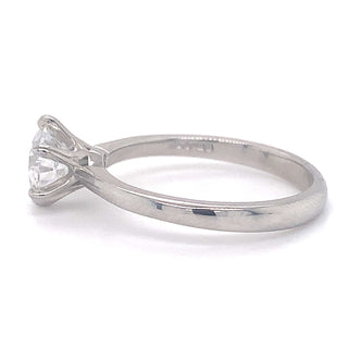 Sadie - Platinum 1.06ct Lab Grown Six Claw Solitiare Diamond Ring