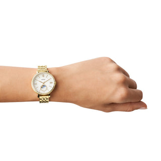 Fossil Ladies Jacqueline Gold Coloured, Day to Night Dial
