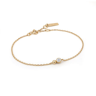 Ania Haie Gold Orb Sparkle Chain Bracelet