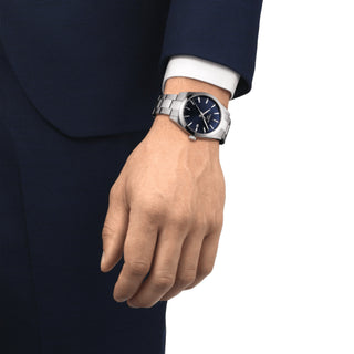 Tissot Gentleman with Blue Dial & Stainless Steel Strap