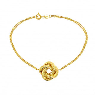 9ct Yellow Gold Knot Bracelet