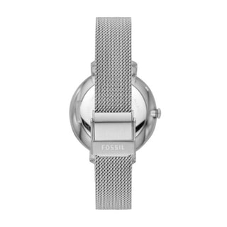 Fossil Jacqueline Silver Ladies Watch With Mesh Strap