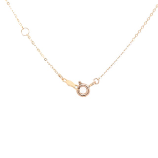 9ct Yellow Gold 3 Star CZ Necklace
