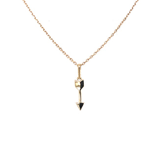 9ct Gold Arrow Necklace GA45570