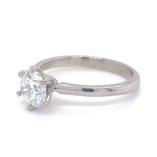 Sadie - Platinum 1.06ct Laboratory Grown Six Claw Solitiare Diamond Ring