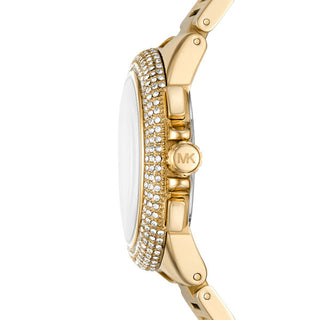 Michael Kors Ladies Camille Gold Coloured Chronograph Watch