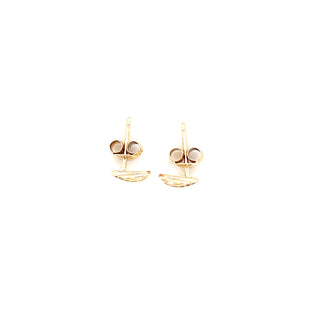 9ct Yellow Gold CZ Pear Style Stud Earrings