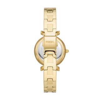Fossil Ladies Carlie Three-Hand Gold-Tone Watch