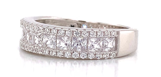 Sterling Silver Princess Cut Cz Ring