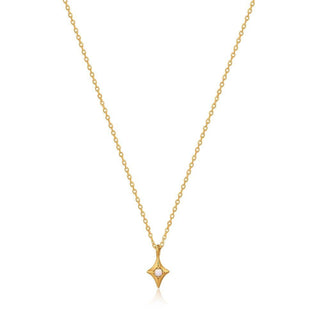Ania Haie Gold Star Kyoto Opal Pendant Necklace