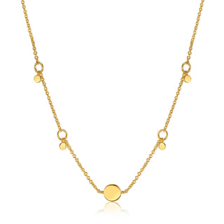 Ania Haie Geometry Class Geometry Drop Discs Necklacce Gold