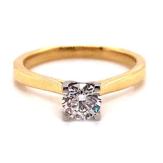 Juliette - 18ct Yellow Gold Solitaire 0.50ct Earth Grown Diamond Ring