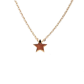 9ct Yellow Gold Tiny Twinkle Star Necklace