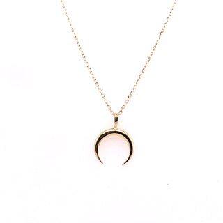 9ct Yellow Gold Upside down Crescent