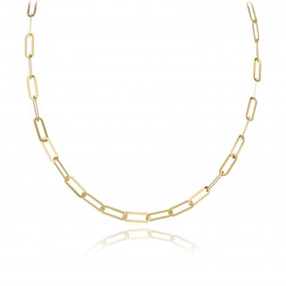 9ct Yellow Gold Paperchain Necklace
