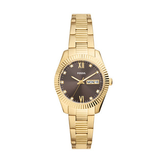 Fossil Ladies Scarlette Gold Plated Watch