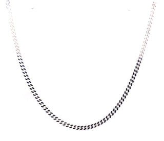 Sterling Silver Gents Flat Curb Link Chain