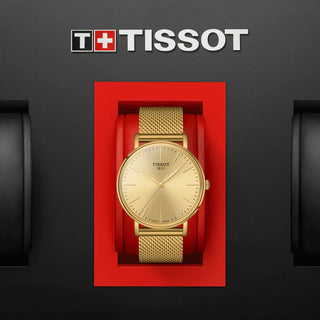Tissot Everytime Gent Gold with Mesh Strap