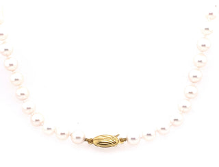 9ct Gold Akoya Pearl Necklace