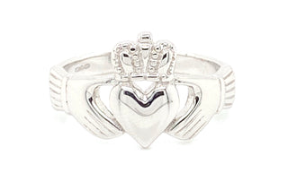 Sterling Silver Gents Claddagh Ring