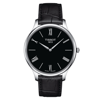 Tissot Tradition 5.5 Black Leather Strap Gents Watch