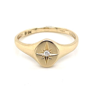 Star Cut Diamond Ring
