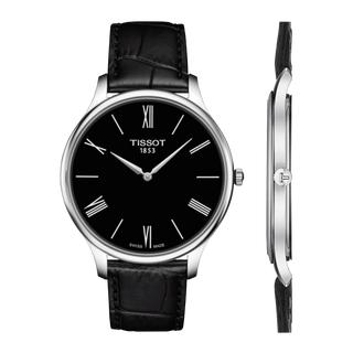 Tissot Tradition 5.5 Black Leather Strap Gents Watch