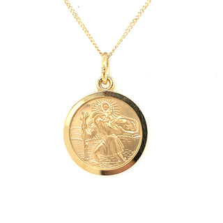 9ct Yellow Gold St. Christopher Medals