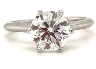 Bianca 2ct Six Claw Lab Grown Solitaire Platinum