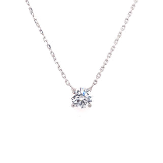 Sterling Silver Hanging CZ Pendant