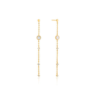Ania Haie Gold Mother Of Pearl Drop Earrings E022-02G