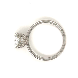 Giulia 2.08ct Oval Lab Created Solitaire With Hidden Halo