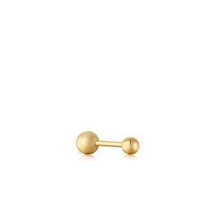 Ania Haie Mini Sphere Barbell Gold Single Earring