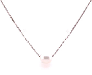 9ct White Gold Akoya Pearl Necklace