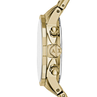 Armani Exchange Ladies Banks Gold Plated Watch