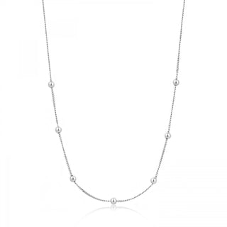 Ania Haie Silver Modern Beaded Necklace
