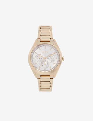 Armani Exchange Gold Chronograph Ladies Watch