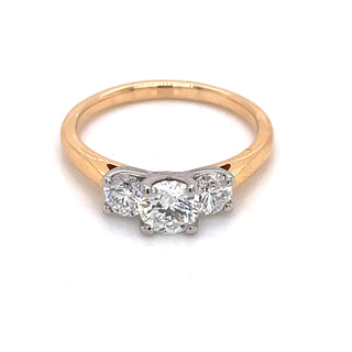 Saoirse - 1.11ct Trilogy in 18ct Rose Gold