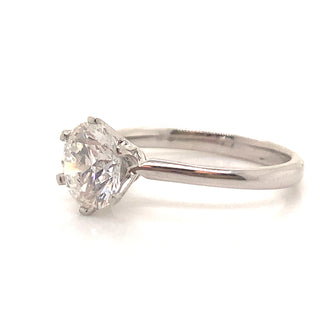 Annie - Platinum 6 Claw 2.03ct Lab Grown Solitaire Diamond Ring