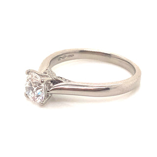 Léonie - Platinum .90ct Diamond Solitaire Ring