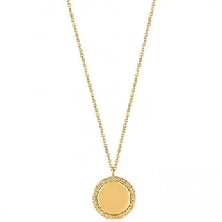 Ania Haie Gold Rope Disc Necklace N036-03G Sterling Silver