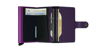 Secrid Miniwallet Matte dark purple-fuchsia